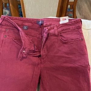 NYDJ-Marilyn Straight in deep violet